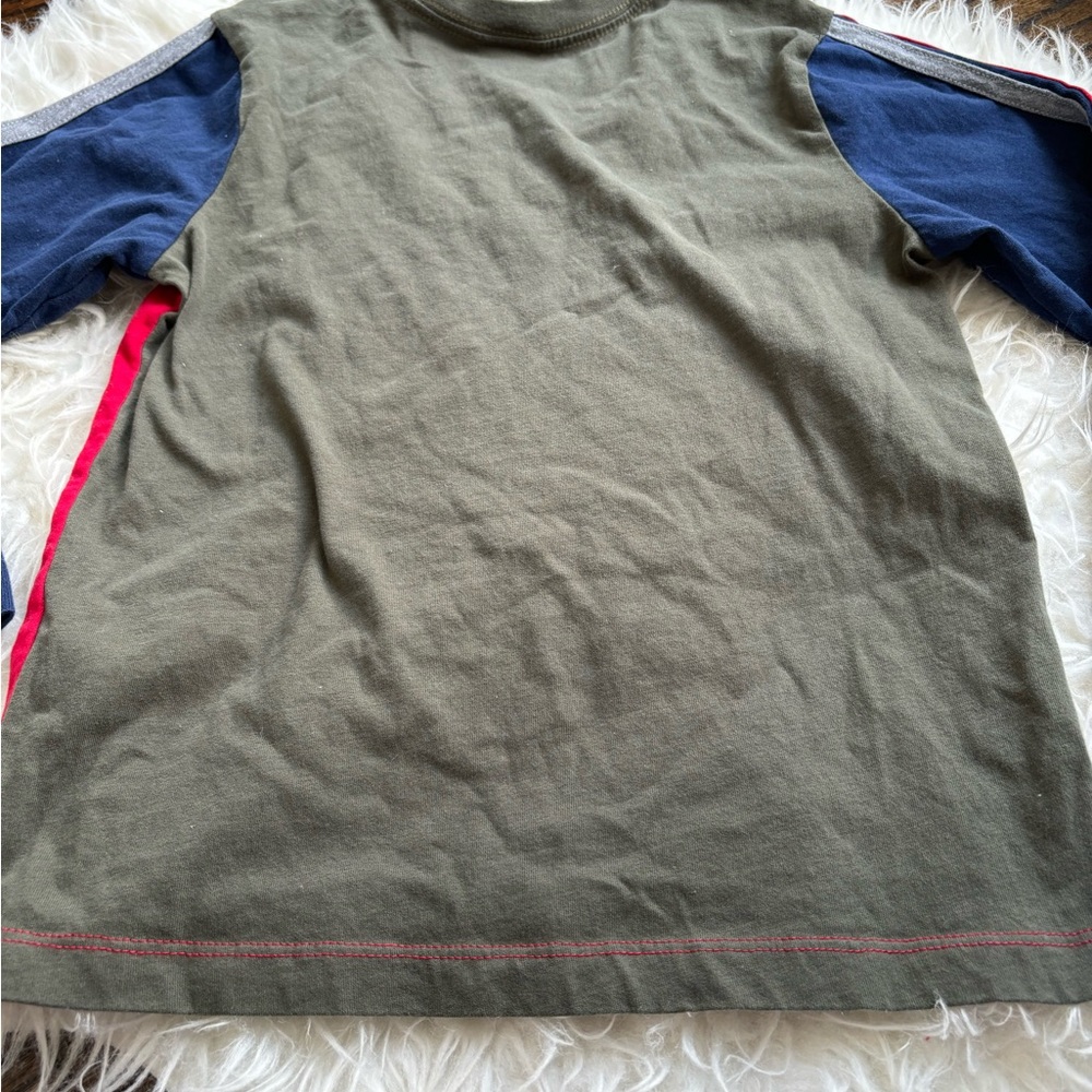 Hanna Andersson boys colorblock long sleeve tee size 6-7 - Picture 8 of 10
